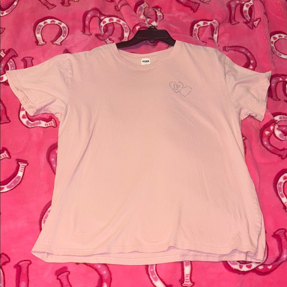 PINK Victoria's Secret Light Pink T-Shirt